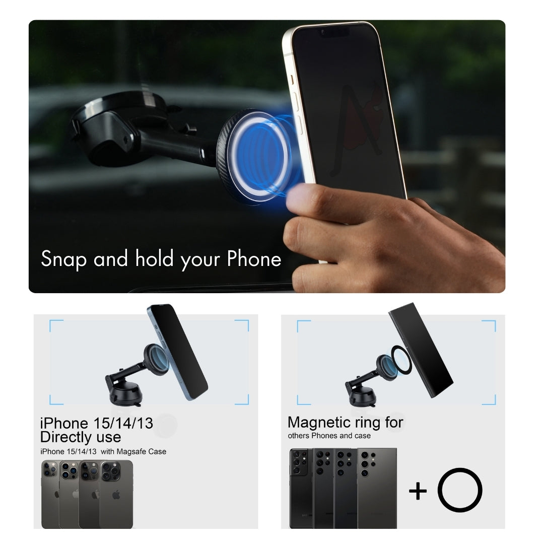 MagLock Car Mount Pro for Windshield & Dashboard