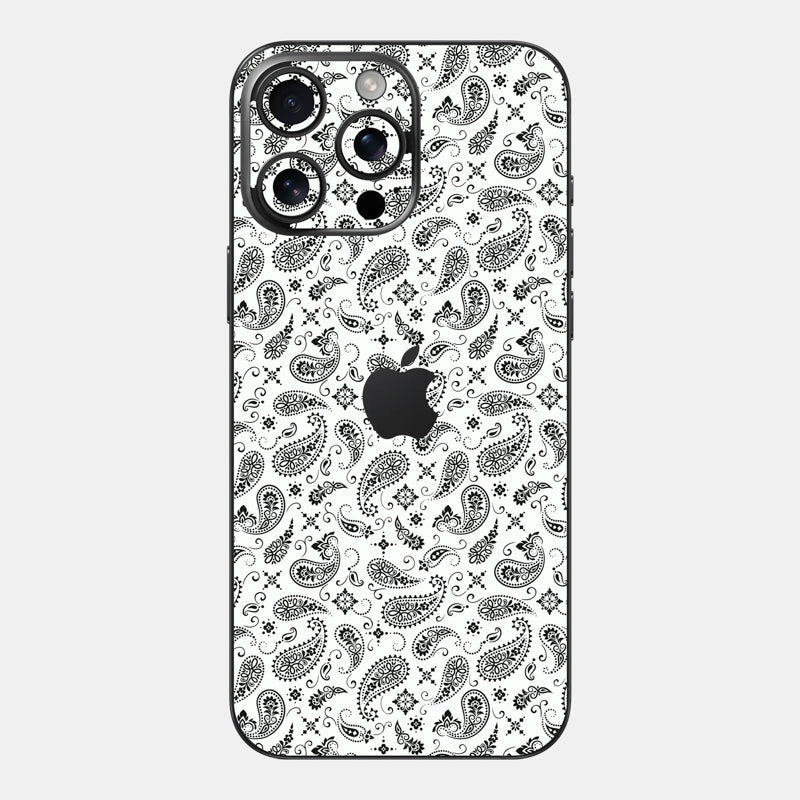 White Paisley Full Body