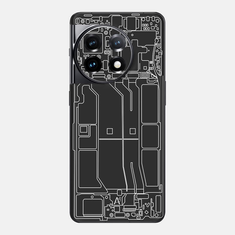 Teardown Black Glass Back