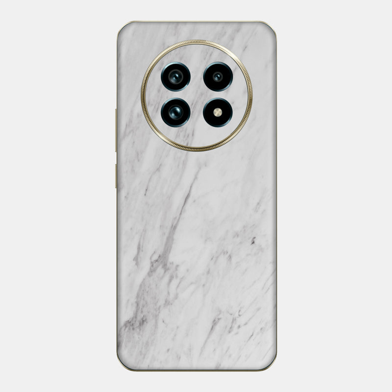 White Marble Glass Back