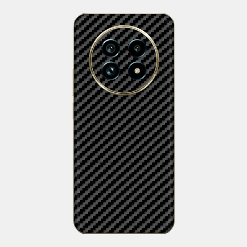 Carbon Fibre Black Glass Back