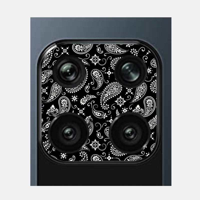 Black Paisley Pack of 2