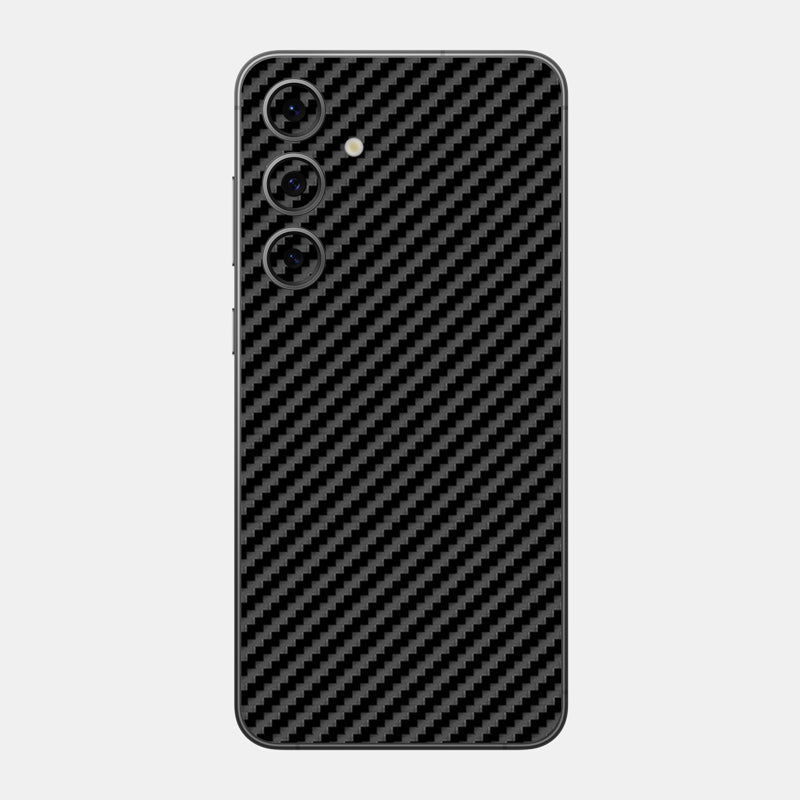 Carbon Fibre Black Glass Back