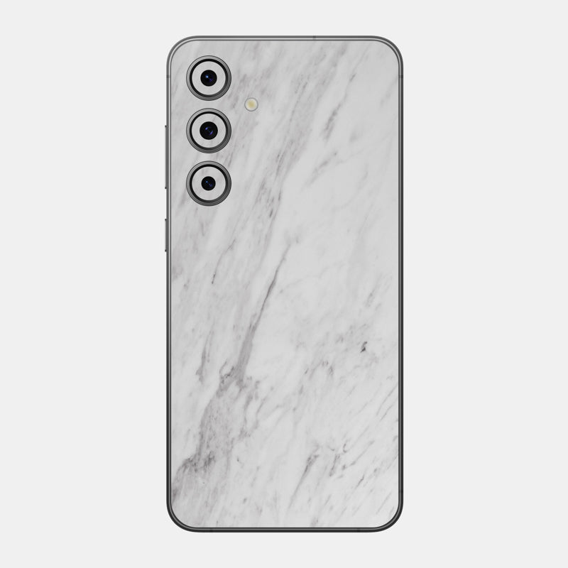 White Marble Glass Back