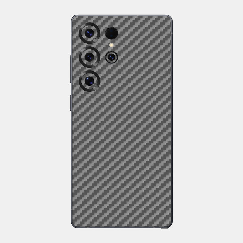 Carbon Fibre Grey Glass Back