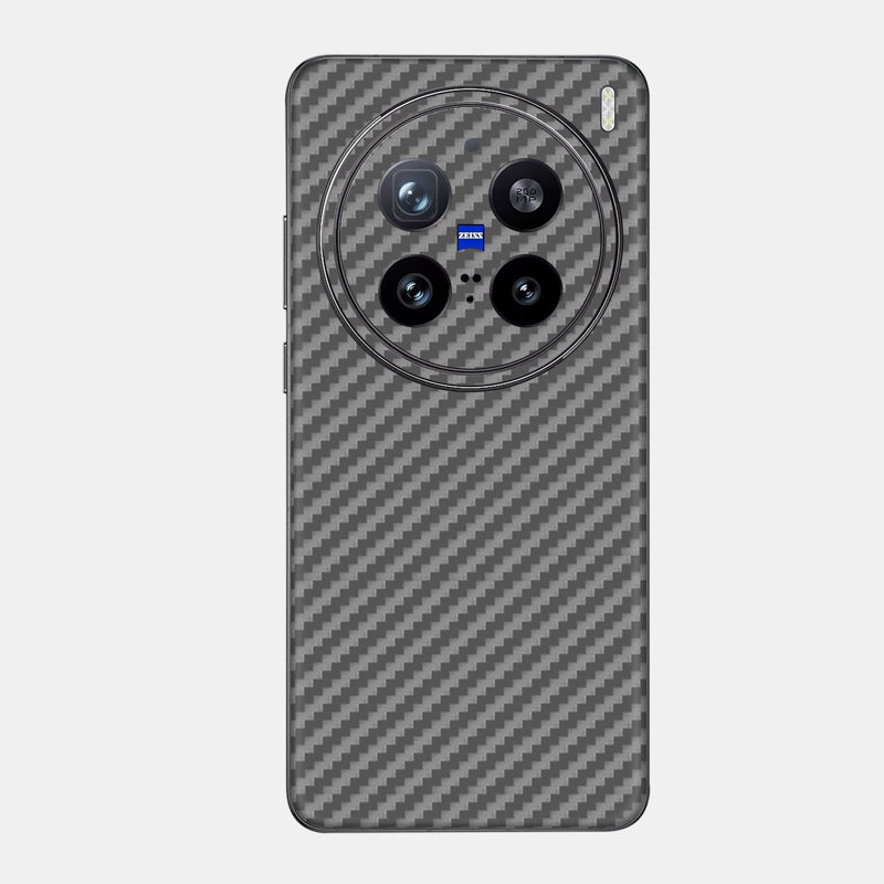 Carbon Fibre Grey Glass Back