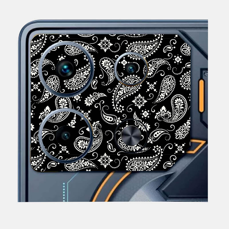 Black Paisley Pack of 2