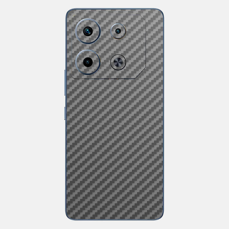 Carbon Fibre Grey Glass Back