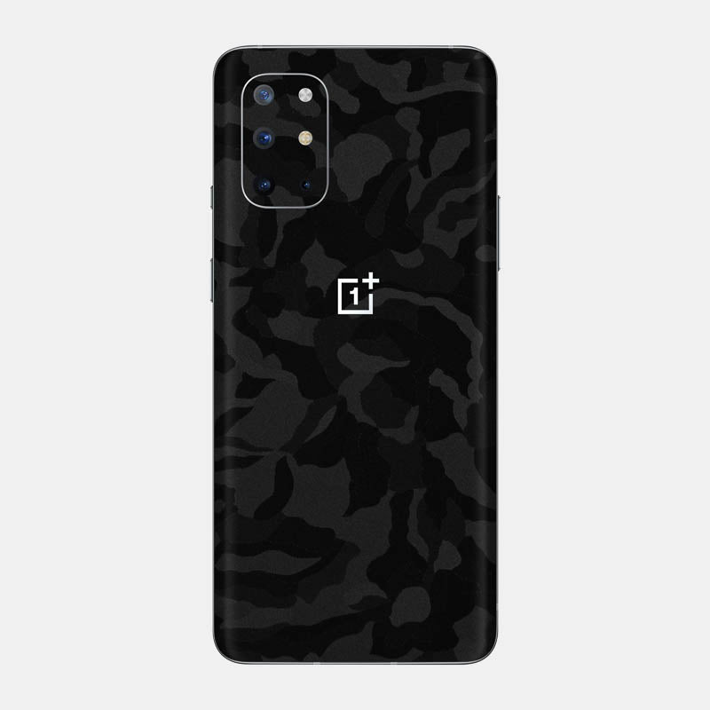 Black Camo Glass Back