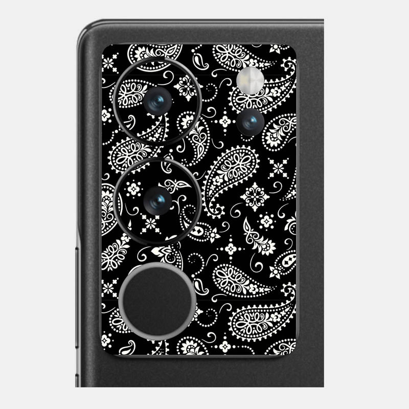 Black Paisley Pack of 2